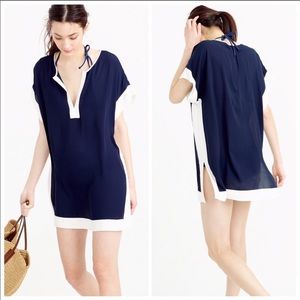 J. Crew Colorblock Beach Tunic